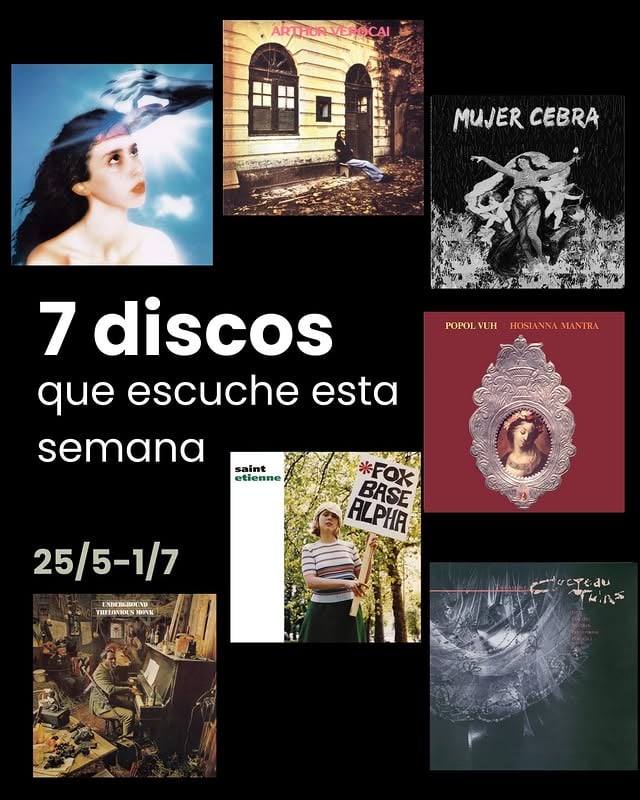 Reviews Cortas: 7 discos que escuché en los últimos 7 días•••#magdalenabay #cocteautwins #arthurverocai #popolvuh #albumreview by @_santitrevisan_