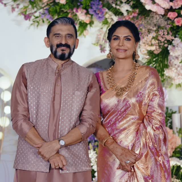 Our family just got a little bigger and my heart a little fuller as we celebrate our ammus engagement. ❤️✨ #celebration #happiness by @asha_sharath_official