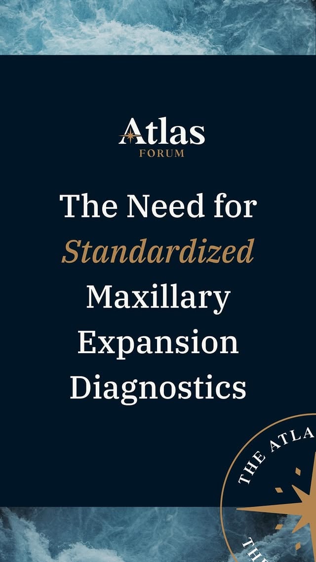 Missed the first Atlas Forum live webinar? No worries! You can still join the Atlas Forum by clicking the link in our Bio to get access to all past Atlas Webinars. This is the first in a series of 8 on the topic of Collaboration and MARPE implementation. Stay tuned for lots of great pearls we’ll be sharing over the next month. by @odlortholab