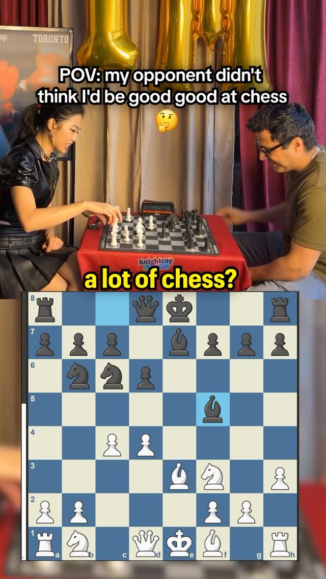 He didn’t think I’d be good at chess…🤔🤔#chess #nemo #grandmaster #chessgame #streamer by @nemochess