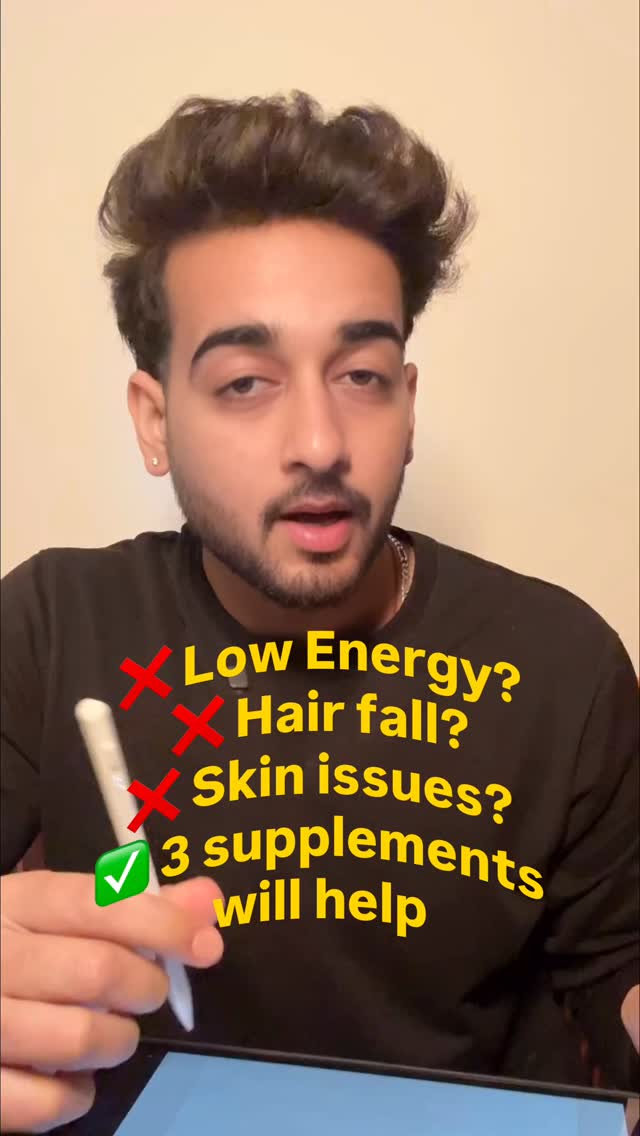 3 supplements for hair regrowth, better skin and energy #supplements #vitaminc #limcee by @nitin_kalsotra
