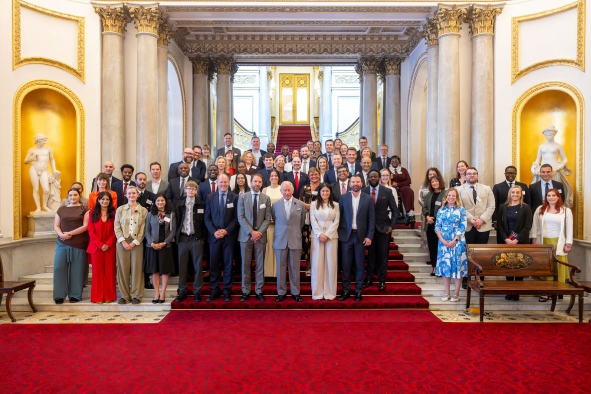 This morning at Buckingham Palace, The King hosted a group of young people alongside our Goodwill Ambassador Sir @GarethSouthgate, and representatives of the youth sector to discuss challenges facing the next generation. The summit provided an opportunity for leaders across society to hear directly from young people about the positive difference access to support can have on those who are out of work, facing isolation, personal challenges or insecure employment.The King’s Trust and Sir Gareth Southgate are set to launch a nationwide initiative, designed to give young people greater access to courses, coaches and resources to build confidence and skills for life.Link in bio to read the full news story on our website. #KingsTrust50 #VolunteersWeekAll photos ©IanJones2026 by @kingstrust