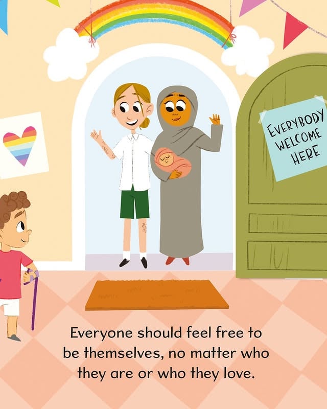 Happy Pride from Ladybird! 🌈⁠
⁠
Illustration from First Festivals: Pride 📚️