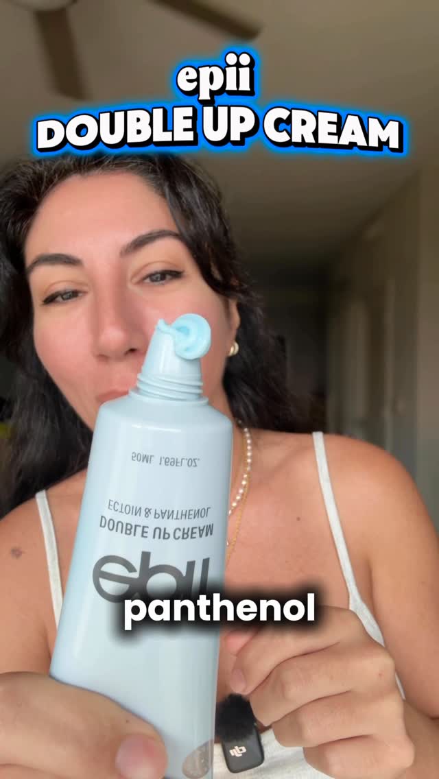 ✨Sometimes repairing your skin barrier isn’t enough.I’ve been using the epii Double Up Cream lately because it combines Ectoin to help protect skin from external stressors and Panthenol to help calm and support a damaged skin barrier.Simple routine, healthier-looking skin. 💙🤍@epii_global #epii #doublecream #skincare #skinbarrier #skinrepair ectoin panthenol acneskin by @gokceercan