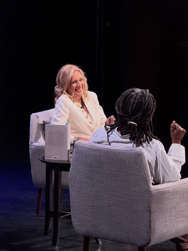 What a way to kick off my book tour in NYC! 🗽Thank you to everyone who came out, to my family and friends for their endless support, and to the incredible @whoopigoldberg for joining me as moderator, bringing her wisdom, warmth, and plenty of laughs to the conversation. I’m so grateful to share this journey with all of you.DC - see you tonight! ✨ by @drbiden