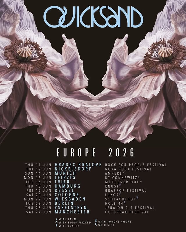 Just a few days until we kick off our Europe tour!!! Grab your tickets and we’ll see you soon! by @walterschreifels