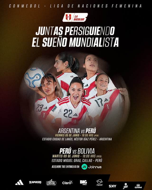 𝗘𝗹 𝘀𝘂𝗲ñ𝗼 𝘀𝗶𝗴𝘂𝗲 𝗺á𝘀 𝘃𝗶𝘃𝗼 𝗾𝘂𝗲 𝗻𝘂𝗻𝗰𝗮 🇵🇪✨🎟️ Vive el encuentro ante Bolivia 🇧🇴 en el Estadio Miguel Grau 🏟️ y asegura tu entrada en @joinnus y @yapeoficial.#UnSentimientoQueNosUne by @labicolor