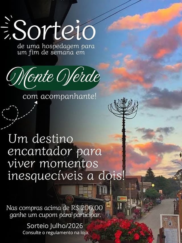 Esse mês tem sorteio mega especial para todos os clientes que comprarem acima de R$200,00 ♥️Promoção válida para toda a rede de lojas Premissa Lingerie by @premissalingerieoficial