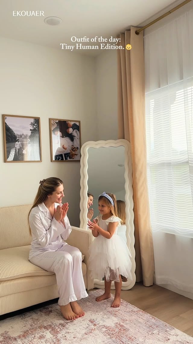 Outfit of the day: tiny human edition. 💖⁠⁠⁠#EKOUAER #PrimeYourComfort #AmazonPrimeDay #MomentsInMotherhood #EkouaerPajamasForWomen by @ekouaerofficial