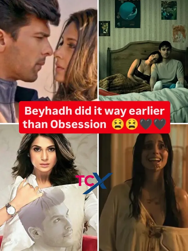 When it comes to delivering a spine-chilling, top-tier psychological thriller, Indian television truly paved the way much earlier than global platforms! Long before recent shows like Obsession began capturing attention for their dark, twisted romantic narratives, Sony TV’s cult classic Beyhadh had already mastered the art. Jennifer Winget's legendary portrayal of the dangerously obsessive Maya Mehrotra remains an unmatched benchmark in television history. From the gripping storyline to the sheer intensity of a love turned deadly, Beyhadh proved to be lightyears ahead of its time, showing the world how an intense psychological drama is truly done....Follow @tcx.official...Beyhadh, Jennifer Winget, Maya Mehrotra, Beyhadh serial, Obsession series, psychological thriller, Indian television show, Jennifer Winget Maya, dark romance drama, Sony TV serials, television thrillers, obsessive love story, Kushal Tandon, Beyhadh iconic moments, thriller show comparison, cult classic serial, Indian entertainment news, television drama updates, Maya Malhotra style, suspense thriller India, trending TV shows, viral serial clips, entertainment throwback, ahead of its time, psychological serials...#Beyhadh #JenniferWinget #PsychologicalThriller #IndianTelevision #Tellychakkar