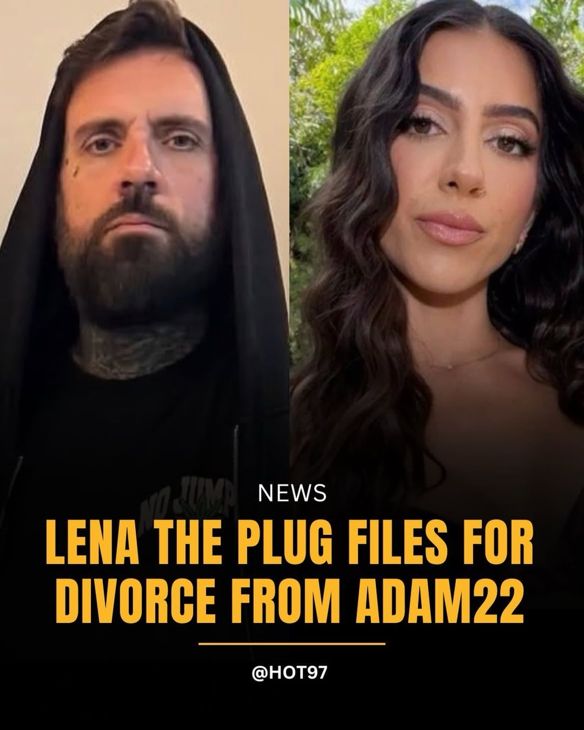 According to reports, Adam22’s wife has filed for divorce! 😳👀