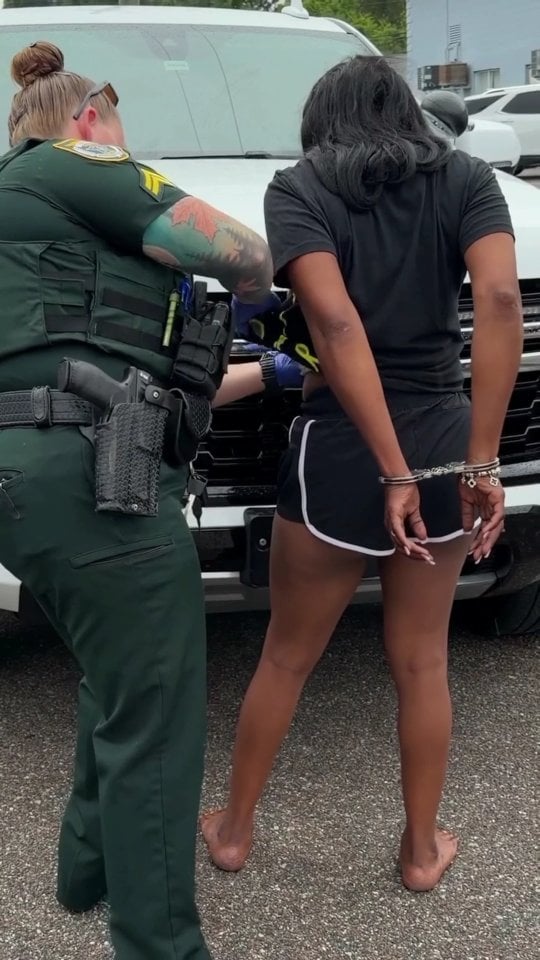 While this young woman did plan on turning herself in and dealing with her legal troubles on her own volition, the police are not going to wait for that. Hence they just bursted through her door out of nowhere and placed her under arrest. So sadly for her now she isn't going to jail with dignity, but she will do so barefoot and with her hands tightly cuffed behind her back instead. It makes her feel so humiliated. And to make it even worse, the police are filming all of it to post on their social media. Her getting escorted out of her home in handcuffs, having to let herself get thoroughly frisked, being put in the back of a police car. It is downright dehumanizing. But unfortunately for her she doesn't really have the right to feel sorry for herself. After all, she could have easily avoided all of this by simply obeying the law like everyone else. She is merely being treated like the criminal she is, no matter how much she doesn't want to accept that. 

#handcuffs #handcuffed #handcuffedwoman #handcuffedgirl #shackled chained inmate court sentenced arrested prison jail