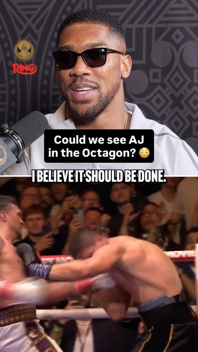 Anthony Joshua discusses with @VersaceBoxing a potential crossover into MMA 👀Stream the latest episode of Mr. Verzace Podcast 🎙️ by @versaceboxing