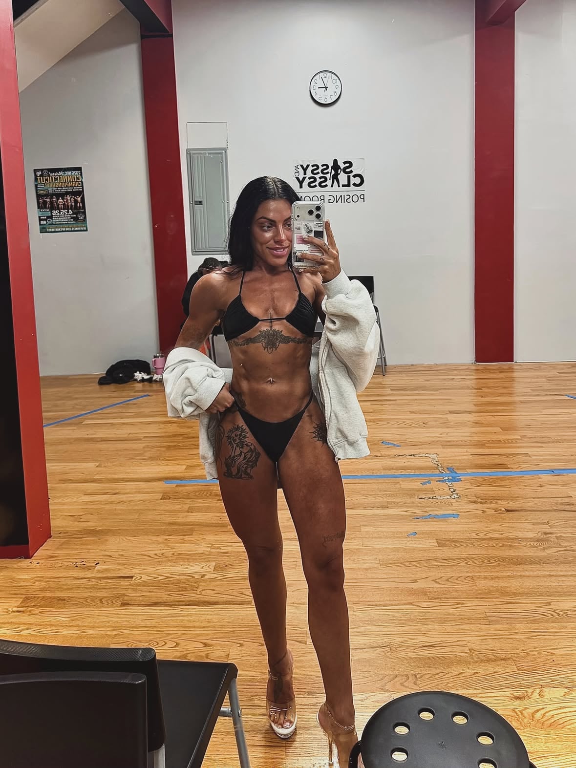 Peak Week Files 💚
The last 16 weeks have been some of the most challenging, rewarding, humbling, and beautiful weeks of my life.

This prep taught me that discipline isn’t just showing up to the gym every day. It’s saying no when you want to say yes. It’s choosing the goal on the days you don’t feel motivated. It’s learning how to keep going when you’re tired, sore, emotional, and questioning yourself.

There were days I had to disappear. Days when my social battery was empty, when answering texts felt impossible, and when all my energy had to go toward the work in front of me. To my friends and family who understood, supported me, checked in on me, and loved me through it all, to my amazing coaches who pushed me and made me better-thank you. I will never be able to fully express how much that meant to me.

I’m so blessed that I got to experience this journey alongside my dad. Sharing these early mornings, cardio sessions, workouts, struggles, victories, and memories together is something I’ll carry with me forever. We carried each other through this process and I couldn’t have done with without him to lean on. This prep strengthened far more than just our bodies—it strengthened our bond, and that alone is more of a win than a trophy can give me. 

Most of all, I’m thankful to God for giving me the health, strength, and opportunity to chase something that once felt impossible. Every challenge came with a lesson, and every sacrifice came with a purpose.
My heart is so full. I feel incredibly blessed, incredibly loved, and incredibly proud of how far we’ve come.

16 weeks down.
Now tomorrow, we dance. ✨🏆🤍💚💪🏼
#PeakWeekFiles #NPCFigure #TrustTheProcess #FamilyBuilt #NoDaysOff