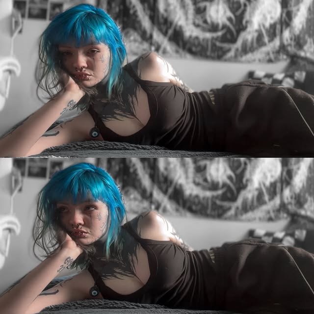 ₃₃₃☯︎🩹🔭🌐💠🦋⏾⋆.˚-Hi hi my luvsssss :3How is everyone doing ???I’ve been a lil more absent from posting just for personal reasons, I’m all good !! Just takingit a bit more relaxed to work on slowing down & not rushing absolutely everything & rushingthe flow of creativity & inspiration.I gotta remember I’m not a line cook anymore XDHow’s YOUR creative flow ? Is it flowin’ ?I love you so much, stay stellar !! 🔭...#bluehair #tattoo #blackouttattoo #piercings #alternative by @virgoamity