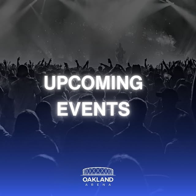 Make sure to check out what shows are coming to Oakland Arena! Drop a 😎 if we will see you at one of the shows! by @oaklandarena