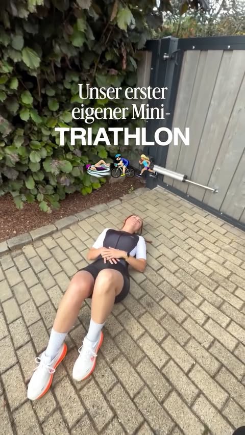 Unser erster eigener Mini-Triathlon 🏊🏻‍♀️🚴🏻‍♂️🏃🏼‍♀️
…zusammen macht einfach alles gleich viel mehr Spaß.

💭 Welche Disziplin wäre für dich die schlimmste?