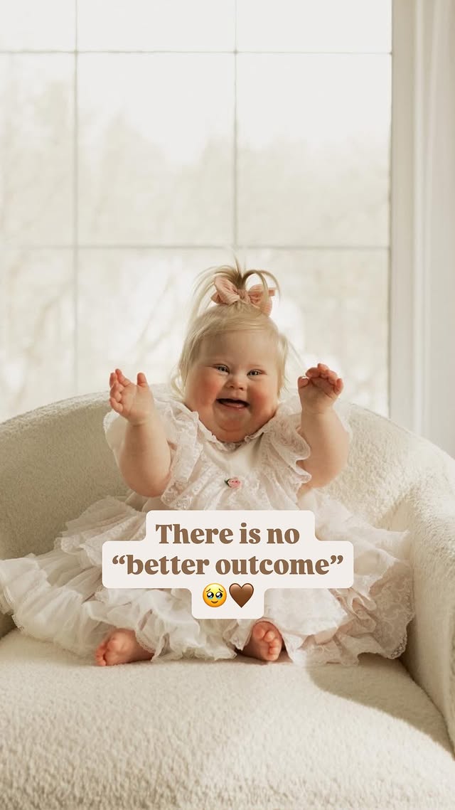 Honestly, how lucky am I 

If you didn’t see all the news about the Influencer couple with millions of followers who decided to terminate their baby at 5 months along due to have having trisomy 21 and publicly share their justifications for it, that’s what I’m sharing this for. 

Saying that a baby with Down Syndrome “is not a blessing” is infuriating. This isn’t a conversation about being pro life or not. This is about someone publicly sharing why their baby didn’t deserve to be here because he had Down Syndrome and how it was going to be medically shitty for them - spreading this opinion to millions who might now feel the same. 

If you, “don’t fully understand what Down syndrome entails” watch this. It is not a glitch. Down Syndrome is a beautiful miracle. 

And if you don’t think any child could be “medically shitty”, educate yourself. 😵‍💫

*To the moms who have lost a baby with Down Syndrome while pregnant I am so so sorry, I wish these pregnancies weren’t more fragile, but they often are. And to any parents who chose to terminate before learning more and who felt pressured by medical providers and have regret, I am incredibly sorry. I hate that more of the world doesn’t see the beauty that comes with DS. My heart is with you❤️