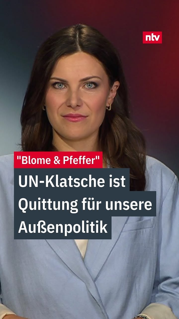 Deutschland wollte einen Sitz im UN-Sicherheitsrat und scheiterte. Für Clara Pfeffer ist das die Quittung für eine Außenpolitik, die große Worte liebt, aber Ausnahmen macht, sobald es unbequem wird.

Sie diskutiert das Thema heute bei "Blome & Pfeffer" mit:

▪️ Nikolaus Blome, Co-Host und ntv-Politikchef

▪️ Gitta Connemann, CDU, Bundestagsabgeordnete 

▪️ Felix Banaszak, Parteivorsitzender von Bündnis 90/Die Grünen

➡️ Ihr könnt die Sendung heute um 20.15 Uhr bei ntv, ntv.de und RTL+ streamen oder sie euch danach bei Youtube anschauen.

#ntv #nachrichten #blomeundpfeffer