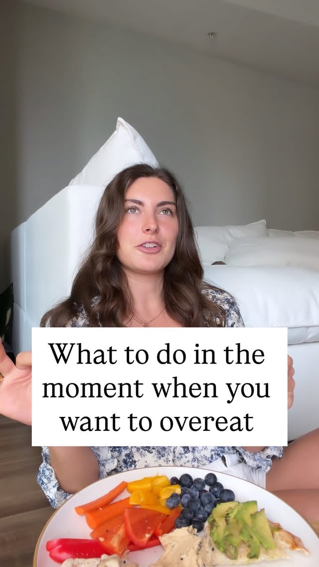 How to regulate so you don’t OVEREAT👇🏼

I spent years working with “intuitive eating” coaches and therapists to try and stop overeating, but none of it worked permanently until I discovered this one thing…

You can’t talk your way out of a an urge to binge, you have to REGULATE your way out

❤️‍🩹Type “REGULATE” for the free podcast training I just made that teaches you how

[save this podcast once you get the link, so you can listen next time you’re in the middle of an urge]

#intuitiveeating #bingeeatingrecovery #disorderedeatingrecovery #polyvagaltheory #nervoussystemregulation