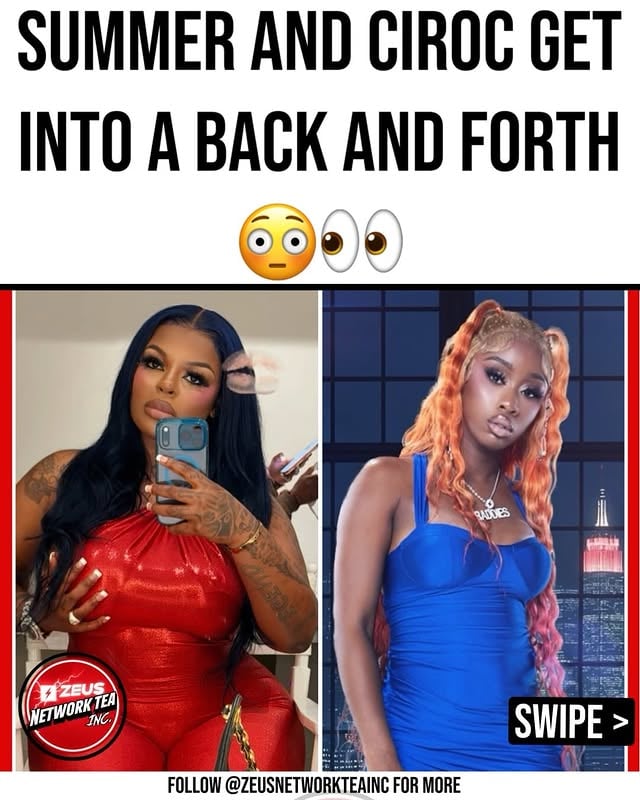 #SummerNoneOther and #Ciroc get into a back and forth 👀😩