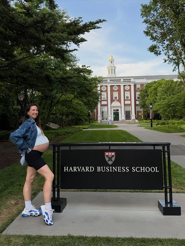 It was great to be back @harvardhbs, this time with my son! He slept through most of class but that’s ok. We successfully completed The Business of Entertainment, Media and Sports. I’ve wanted to do it for years but it always lined up with the ballet season and this year I was finally able to participate thanks to being pregnant. Thank you Professor @anitaelberse for this incredible opportunity and to everyone in the class who made it such an inspiring time. You’re all the goats!