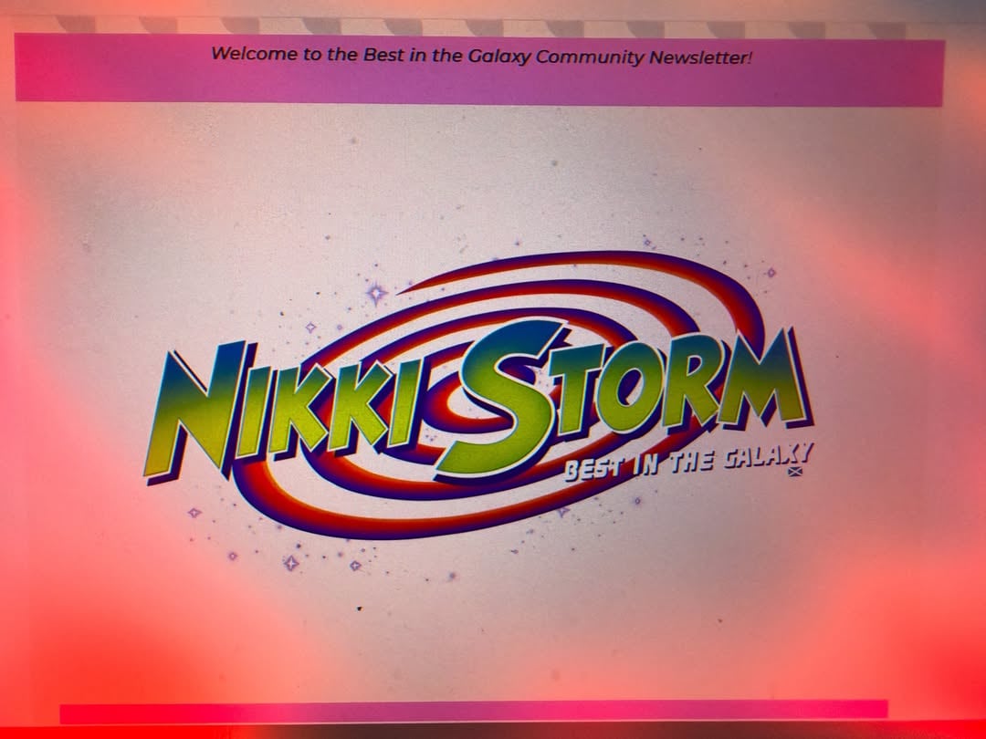 Putting my final touches on this!!!!!! ✨💫⚡️💥🔥 Tomorrow at 9am, I am Publishing my First Ever Newsletter! Can’t wait to share and build this with you all. Head over to nikkistormbestinthegalaxy.beehiiv.com to make sure you are subscribed :-) Link in Bio 💥🔥 The Best in the Galaxy is about more than one person. It is a mindset. It is a community. It’s an adventure. 🌌🪐💜 by @nikki.storm08