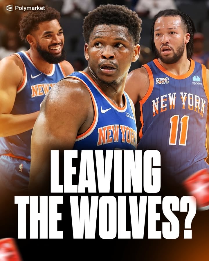 Anthony Edwards may be influenced by KAT to leave the Wolves if they cannot build a good roster around him

Anthony Edwards averaged nearly 29 points per game in the 2026 playoffs, carrying the offensive load for much of the postseason yet the Wolves couldn’t get past the Spurs