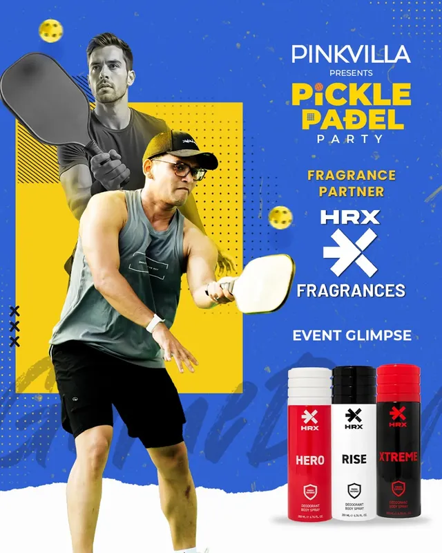 Sweat. Spray. Slay. From celebrity serves and fierce rallies to high-energy challenges at the HRX Fragrances zone, from fun photo ops to courtside takeovers, HRX Fragrances kept the confidence high at the Pinkvilla Pickle Padel Party.#HRXFragrances #SweatSpraySlay #Pinkvilla #PicklePadelParty #HRX by @pinkvillalifestyle