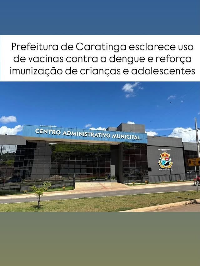 Caratinga esclarece uso de vacinas contra a dengue e reforça imunização de crianças e adolescentesA Prefeitura de Caratinga, por meio da Secretaria Municipal de Saúde e da Superintendência de Vigilância em Saúde, divulgou um comunicado para esclarecer informações sobre a aplicação de vacinas contra a dengue no município.Segundo a administração municipal, Caratinga recebeu 444 doses da vacina contra a dengue produzida pelo Instituto Butantan, destinadas exclusivamente à imunização de profissionais de saúde que atuam nas unidades de Atenção Primária à Saúde.Do total recebido, 34 doses foram aplicadas em profissionais que atuam no Departamento de Epidemiologia, entre os dias 30 de abril e 14 de maio. De acordo com o comunicado, nenhum dos vacinados apresentou sinais ou sintomas relacionados a eventos supostamente atribuíveis à vacinação que necessitassem de notificação. As demais doses permanecem armazenadas na Rede de Frio do município, aguardando novas orientações do Ministério da Saúde.A Prefeitura também destacou que essas vacinas nunca foram disponibilizadas nas unidades de saúde para a população em geral, não havendo, portanto, possibilidade de qualquer cidadão ter recebido esse imunizante.Em relação à vacinação da população, o município informou que possui em estoque a vacina Qdenga, produzida pelo laboratório Takeda, destinada exclusivamente a crianças e adolescentes de 10 a 14 anos de idade, conforme o calendário vigente. O esquema vacinal é composto por duas doses, com intervalo de três meses entre as aplicações.Por fim, a Secretaria Municipal de Saúde reforçou o convite aos pais e responsáveis para que mantenham a caderneta de vacinação das crianças e adolescentes em dia, ressaltando a importância da imunização na prevenção e no controle de diversas doenças. by @tvsupercanal