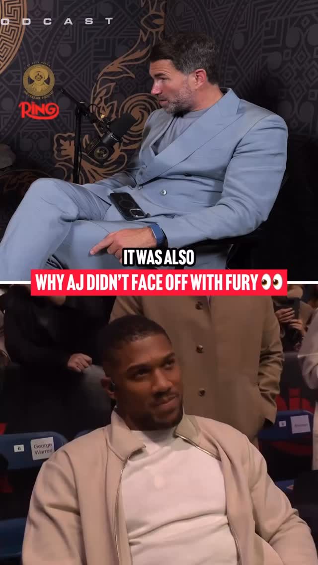 Eddie Hearn speaks with @VersaceBoxing about Tyson Fury trying to goad Anthony Joshua into the ring 👀Stream the latest episode of Mr. Verzace Podcast 🎙️ by @versaceboxing