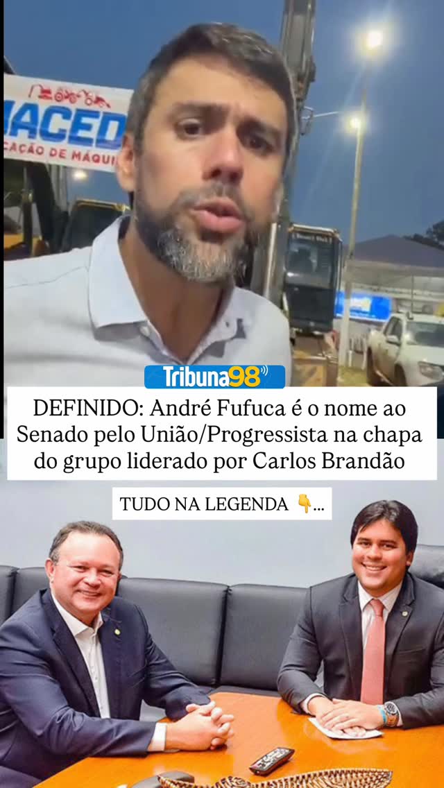 FOI SÓ UM SUSTO ESTRATÉGICO: A indicação do ex-ministro, André Fufuca ao Senado é interpretada por aliados como um movimento para consolidar sua posição no grupo Brandão. Nos bastidores, a avaliação é que, em um eventual alinhamento de Fufuca com a oposição (Braide/Camarão), decorrente da federação União Brasil–Progressistas, Pedro Lucas poderia assumir a candidatura ao Senado.