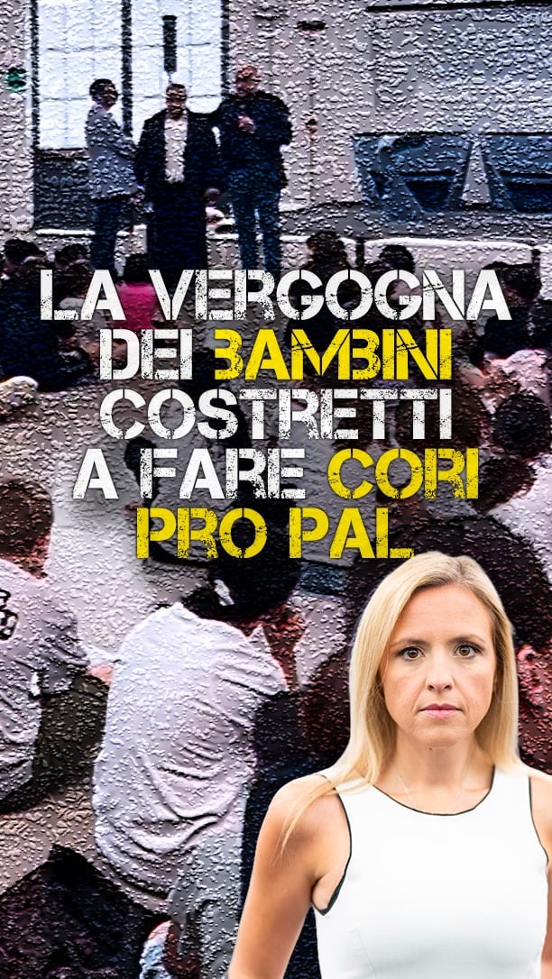 Il caso dei piccoli di alcune scuole a Modena che cantano Free Palestine davanti a un indagato per terrorismo lascia veramente perplessi. Basta indottrinamento sui bambini!