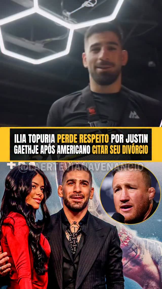 Após Justin Gaethje atacar Ilia Topuria, chamando-o de arrogante e dizendo que "também o deixaria", em referência ao divórcio recente do espanhol, eis a resposta do campeão linear do peso leve.

🎥: UFC.

#ufc #iliatopuria #justingaethje #mma #ufccasabranca