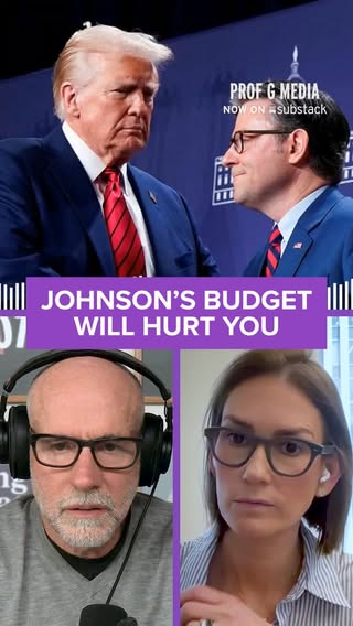 Younger people feel like they’ve “just been kicked in the nuts”

Speaker Mike Johnson said that if the GOP remains in control of Congress they will “fix”programs like Social Security, Medicare, and Medicaid. Scott Galloway and Jessica Tarlov discuss, on Raging Moderates.