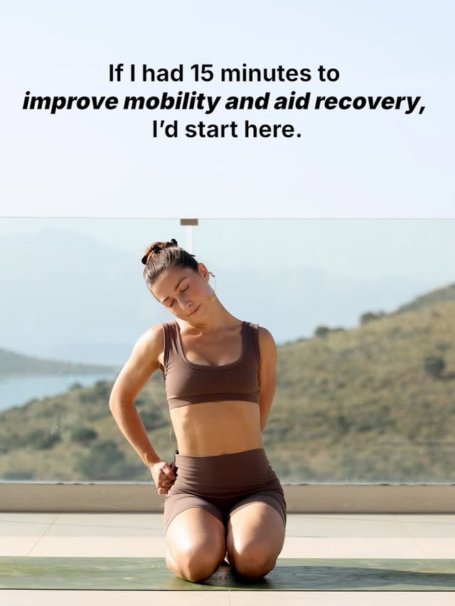 If I had 15 minutes to improve mobility and aid recovery, I’d start here.

Comment ‘athlete’ and I’ll send you the link to the full YouTube class.