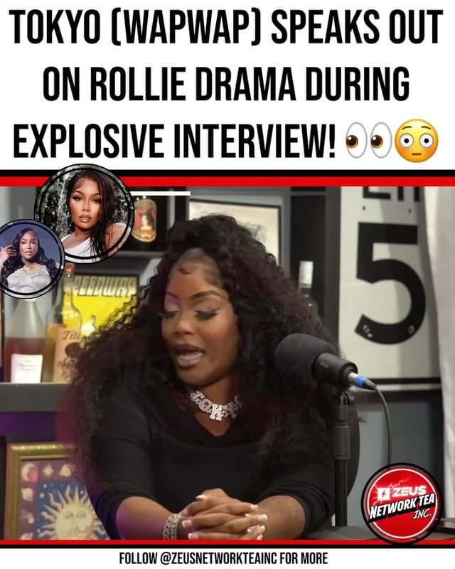 Tokyo (WapWap)  speaks out in her recent interview in regards to her and #RolliePollie beef and even got into a back and forth with her on a call 👀😳 (🎥 : @duronswayy )